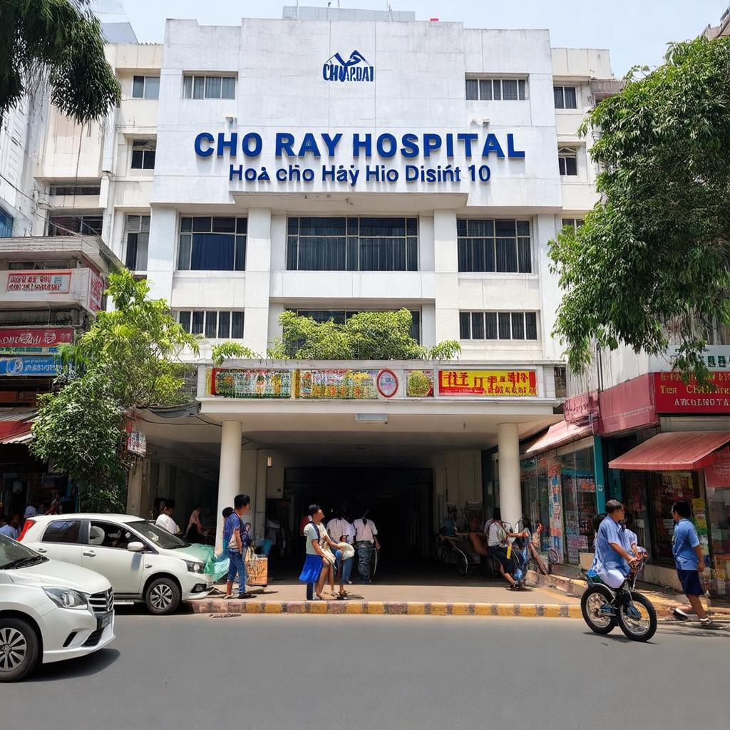 Bệnh viện Chợ Rẫy trên Đường Hòa Hảo Quận 10 TP.HCM